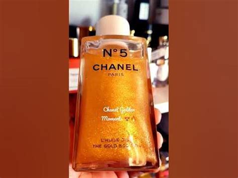 chanel l'huile d'or|chanel massage oil.